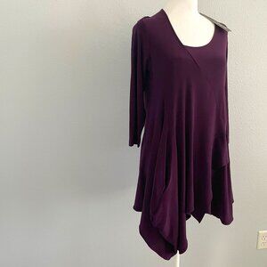 Sympli Merlot Tunic Size 12 NWT